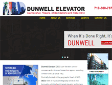 Tablet Screenshot of dunwellelevator.com